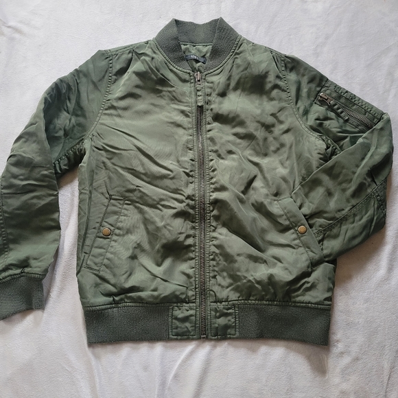 SIWY Army Green Bomber Jacket - Picture 6 of 16